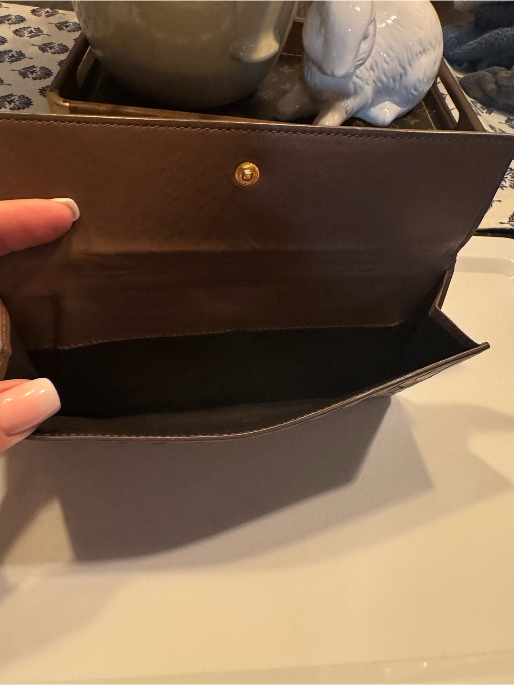 Bottega Veneta Taupe Intrecciato Leather Long Wallet - Picture 4 of 10